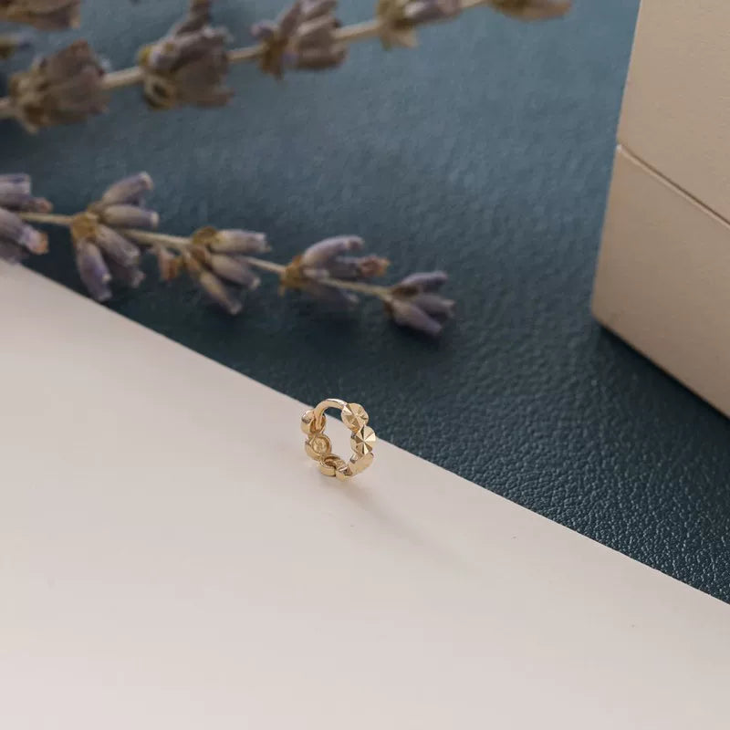 Petite 14K Gold Hoop