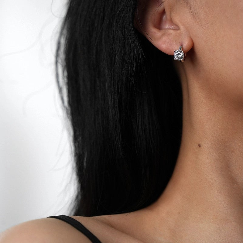 925 Sterling Silver Moissanite