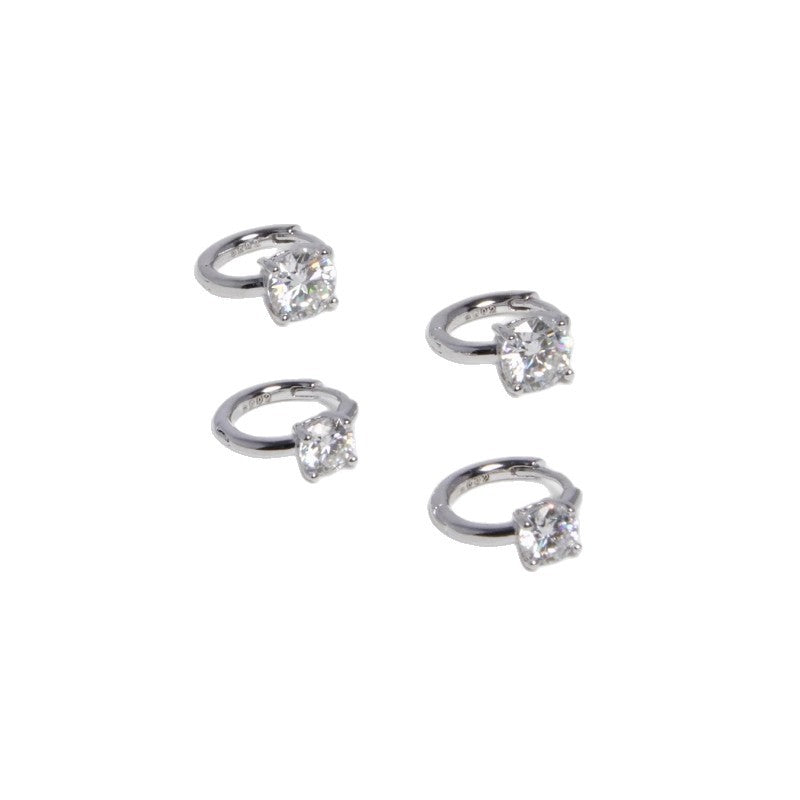 925 Sterling Silver Moissanite